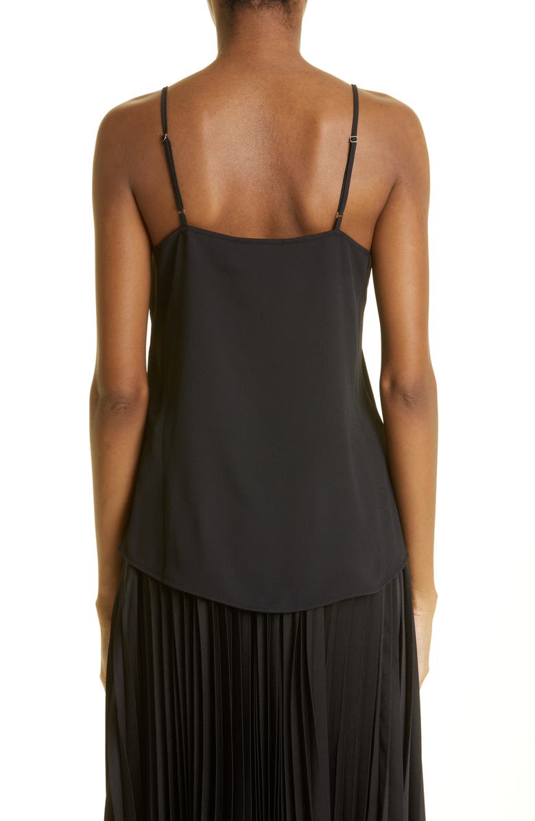 Fabiana Filippi Beaded V-Neck Satin Camisole, Alternate, color,