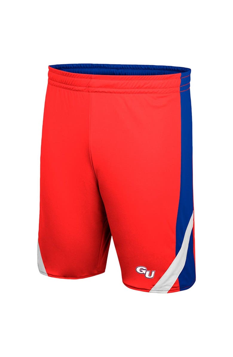 COLOSSEUM Men's Colosseum Navy/Red Gonzaga Bulldogs Am I Wrong Reversible Shorts, Alternate, color,