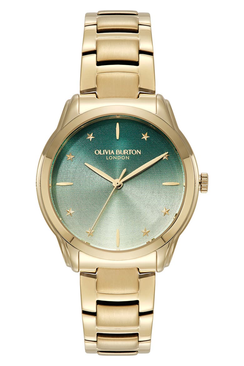 Color Wave Bracelet Watch, 36mm, Main, color, GOLD