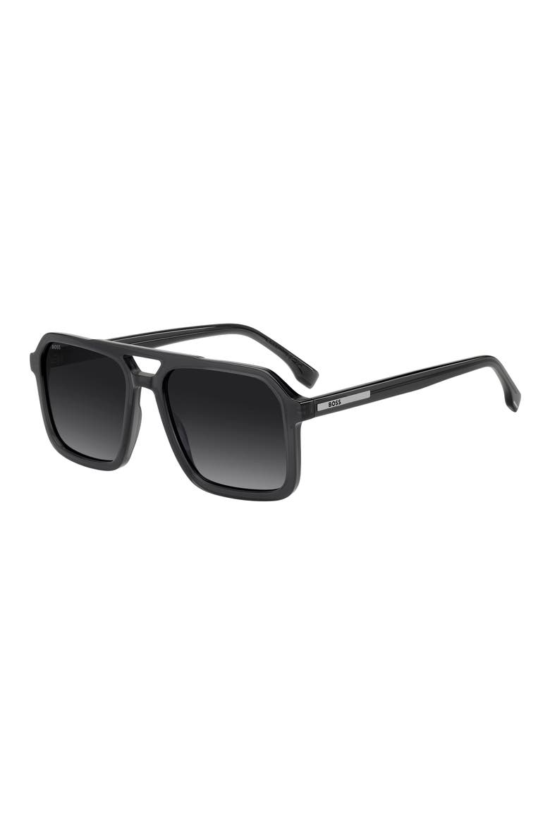 56mm Sunglasses, Alternate, color, GREY/ DARK GREY