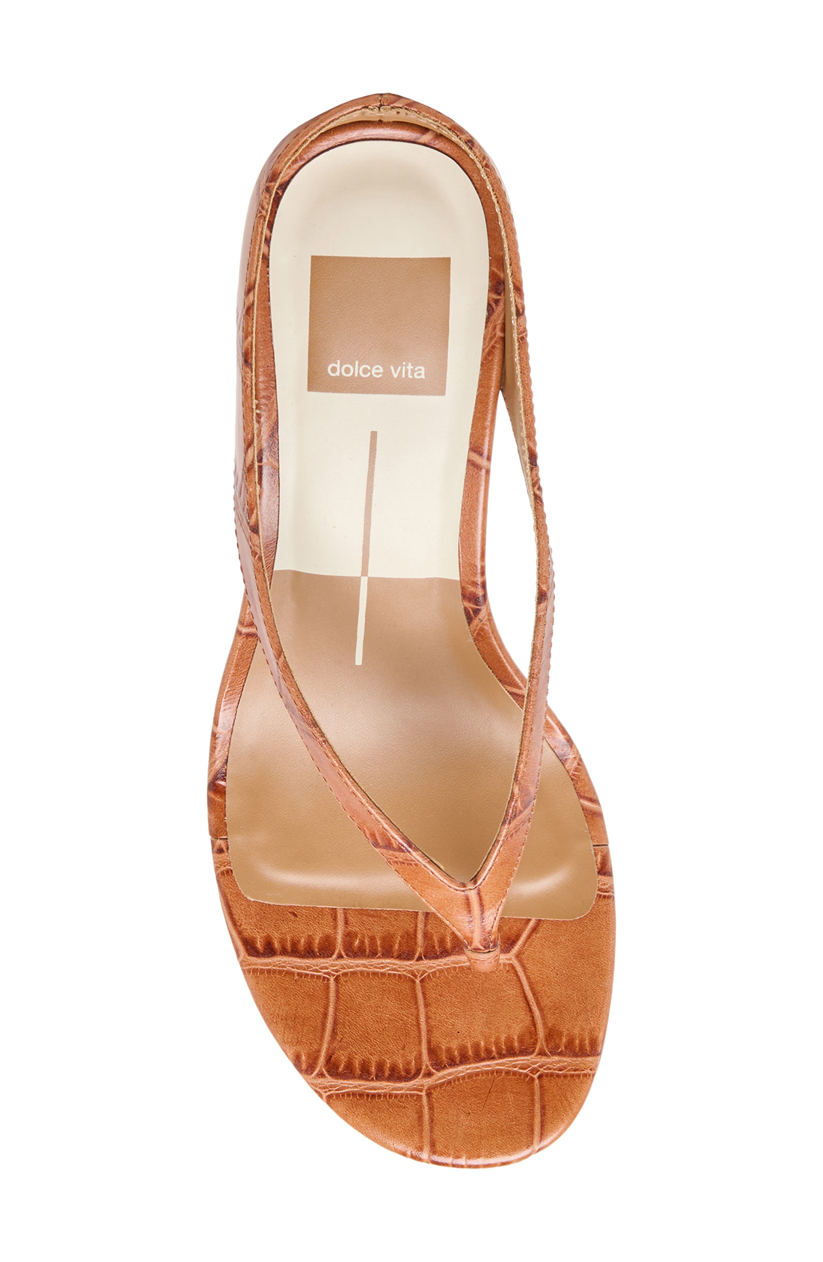 Doreen Sandal, Alternate, color, CEDAR CROCO EMBOSSED