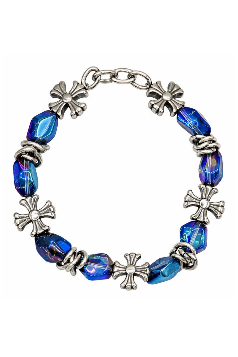 Aurora Beaded Bracelet, Main, color, BLUE AND PURPLE