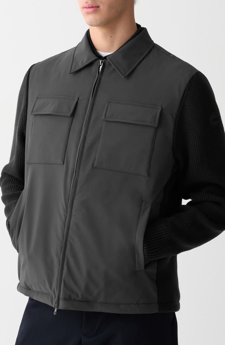 COLMAR Parklife Mixed Media Insulated Shirt Jacket, Main, color, 