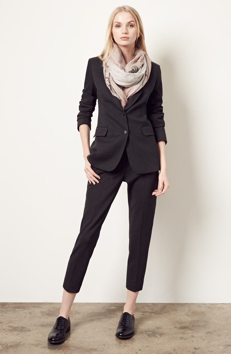 Max Mara 'Pegno' Jersey Crop Pants, Alternate, color,