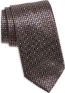 Canali Geometric Silk Tie