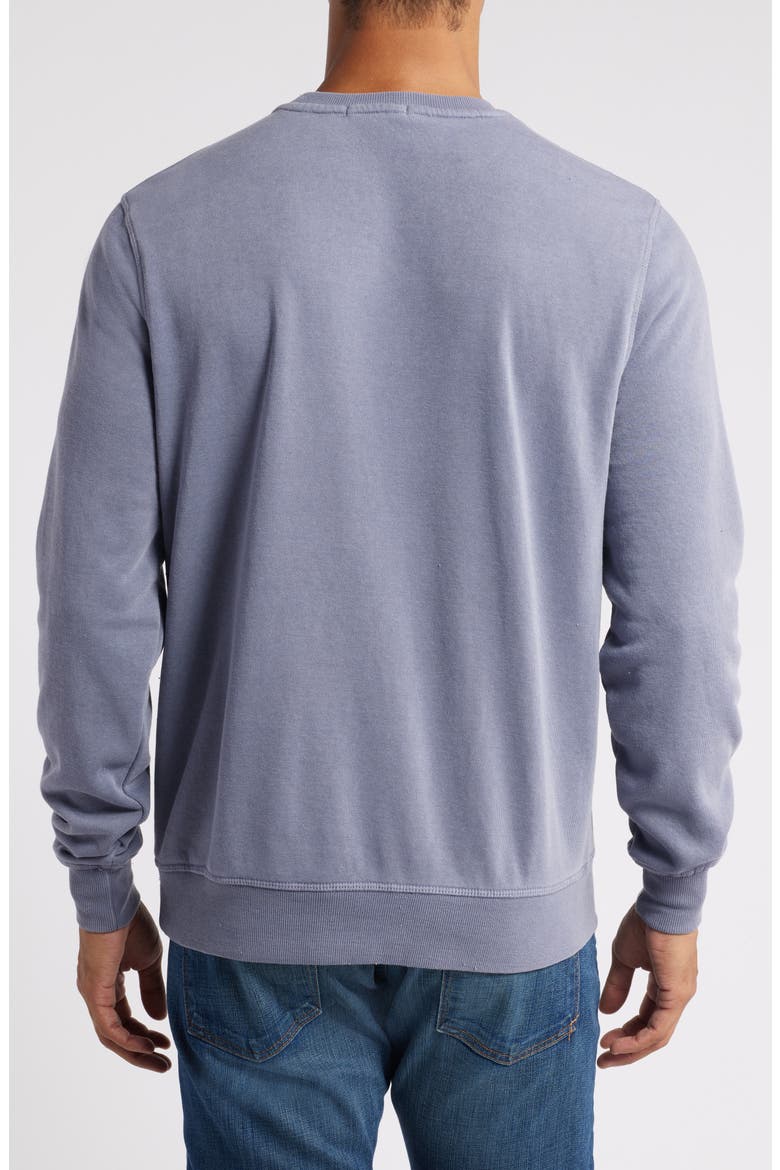 Mineral Wash Fleece Sweatshirt, Alternate, color, ZINC