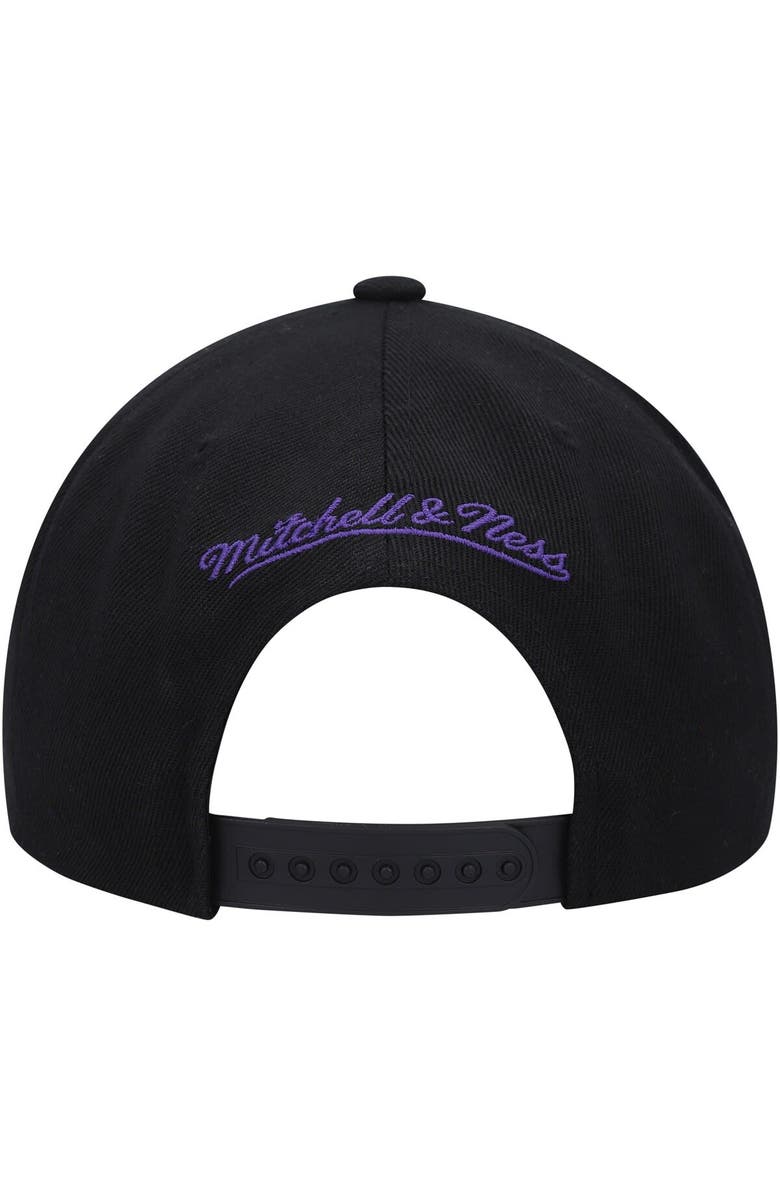 Mitchell & Ness Men's Mitchell & Ness Black Sacramento Kings Side Core 2.0 Snapback Hat, Alternate, color, Black