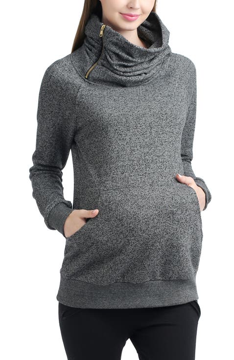 Thea Gathered Maternity Sweatshirt