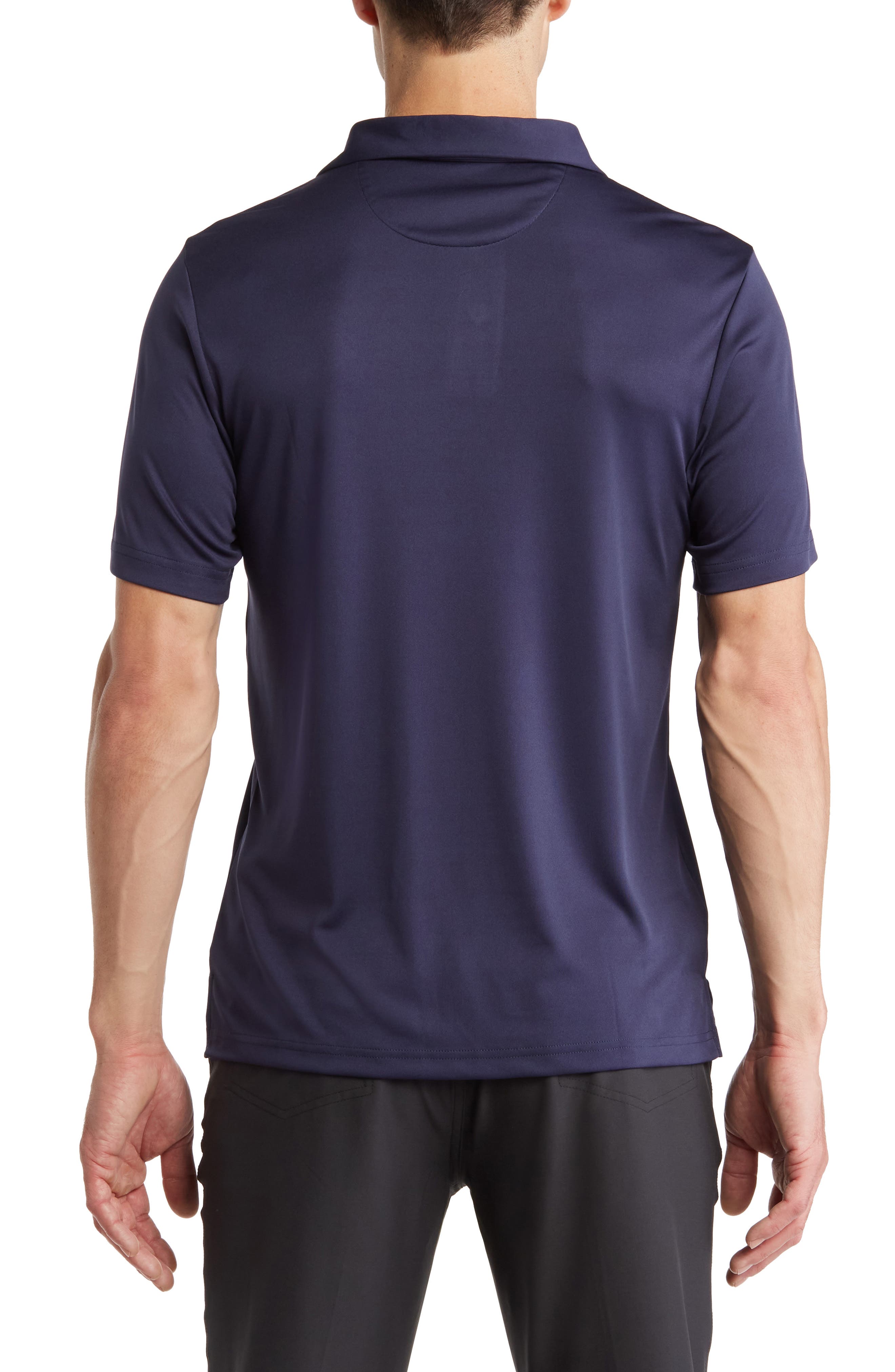 Short Sleeve Amplified Space Dye Polo Shirt - image 2