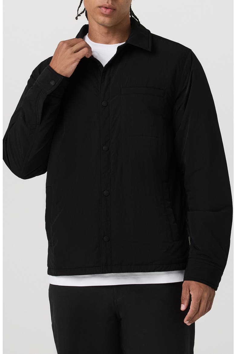 Nomad Insulated Shirt Jacket, Main, color, BLACK