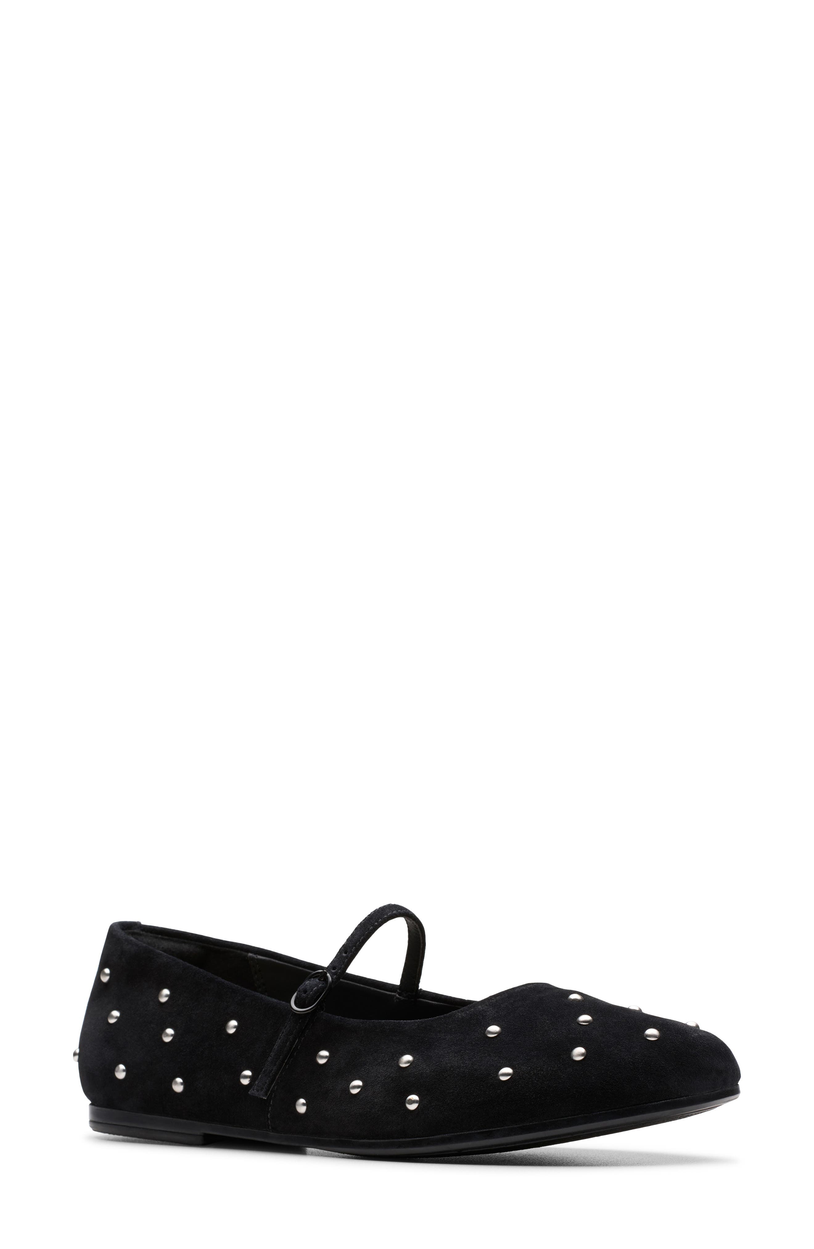 Clarks<sup>®</sup> Livia Stud Mary Jane Flat, Main, color, 