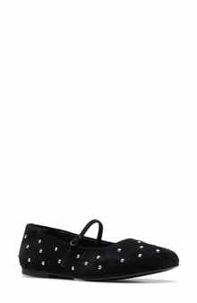 Livia Stud Mary Jane Flat