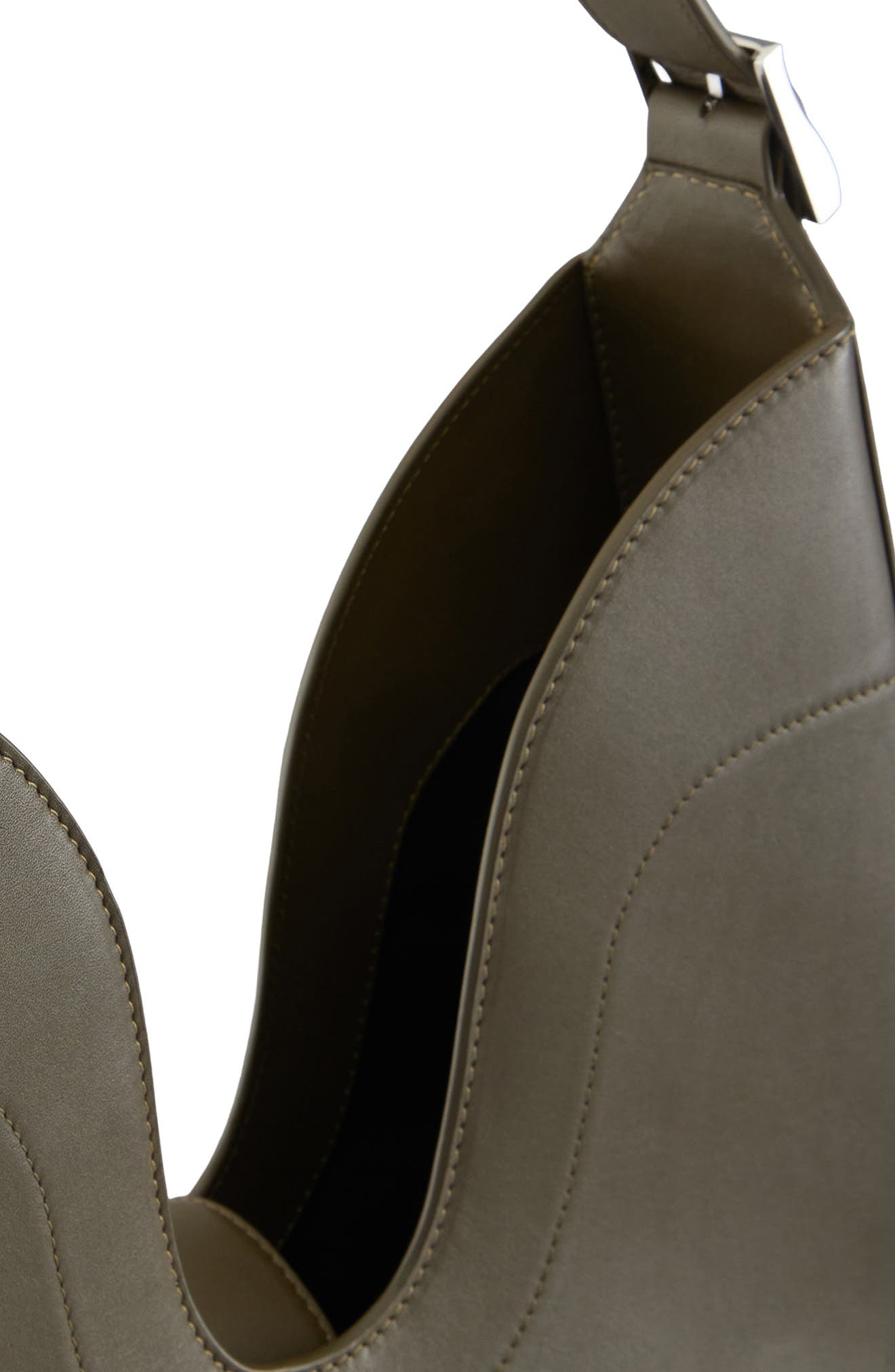 behno Melina Nappa Leather Shoulder Bag, Alternate, color, Wood