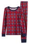  Red- Navy Sleep Plaid