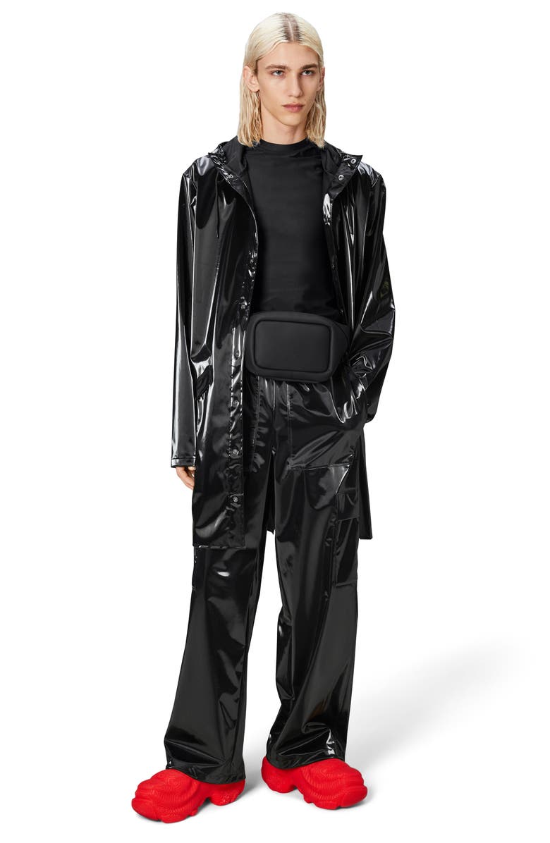 Rains Waterproof Hooded Jacket, Alternate, color, 