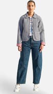 Yumi Gingham Frill Collar Jacket