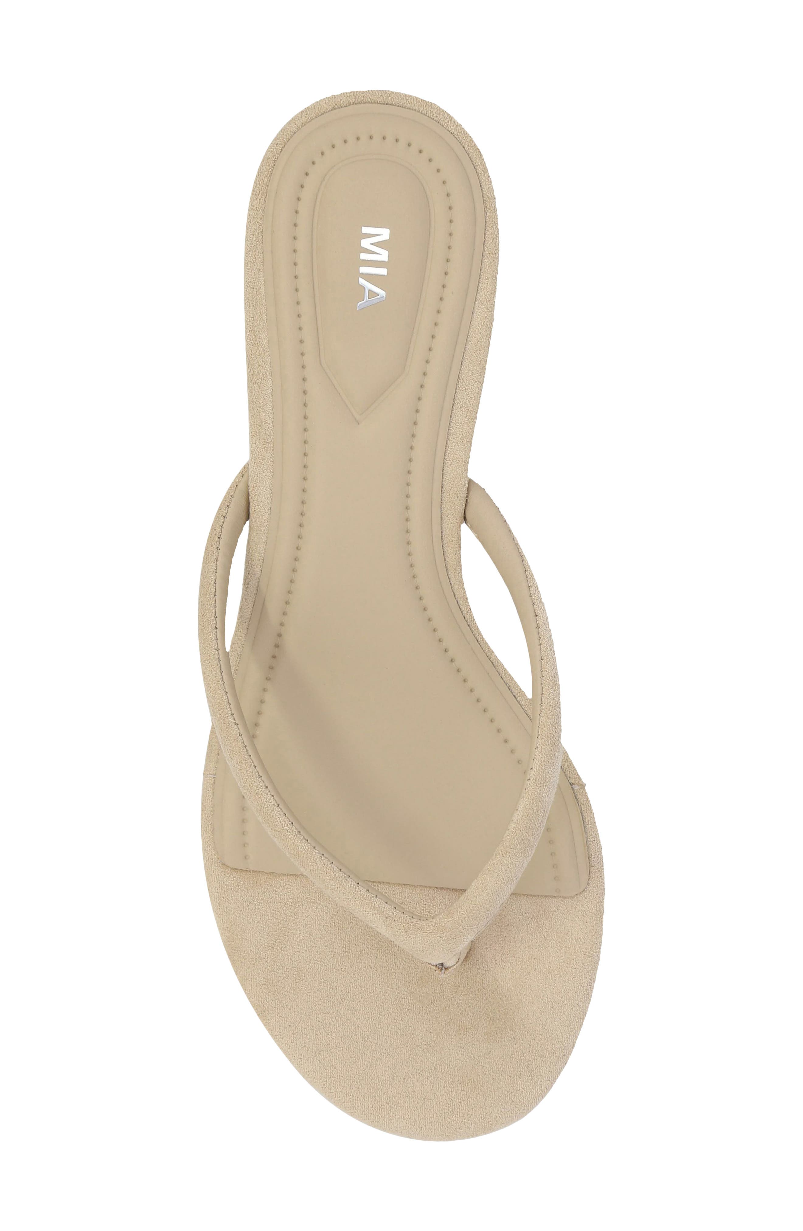 Farren Kitten Heel Flip Flop, Alternate, color, NATURAL