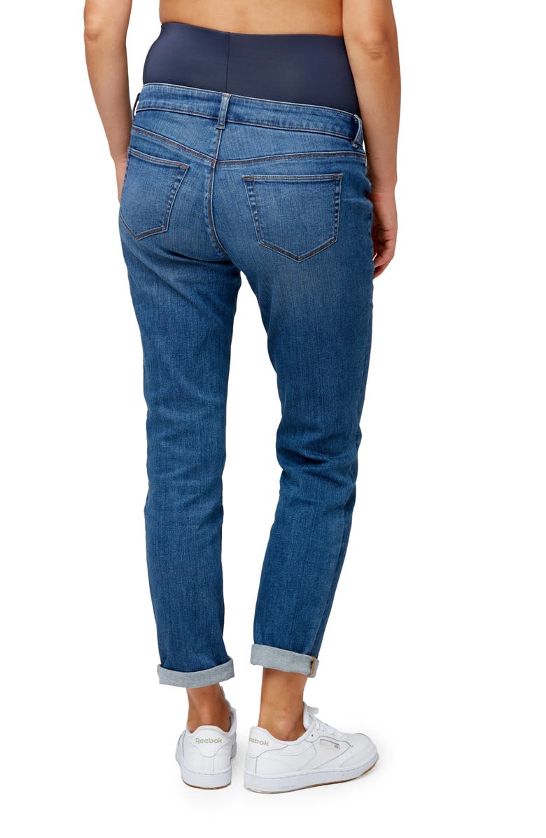Nom Maternity BFF Over The Belly Taper Leg Maternity Jeans, Alternate, color, 