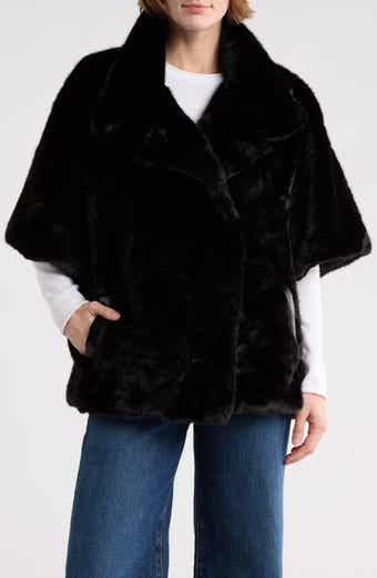 La Fiorentina Faux Fur Cape