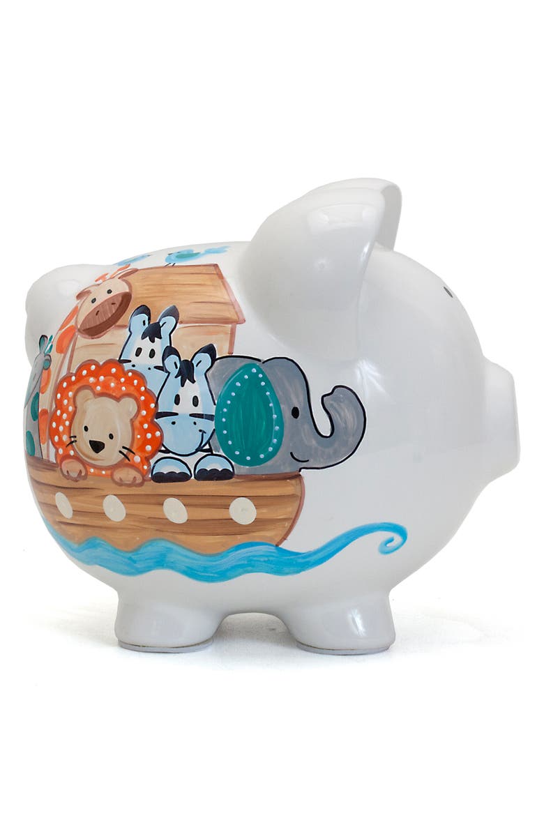 Child to Cherish Noah's Ark Ceramic Piggy Bank, Alternate, color,