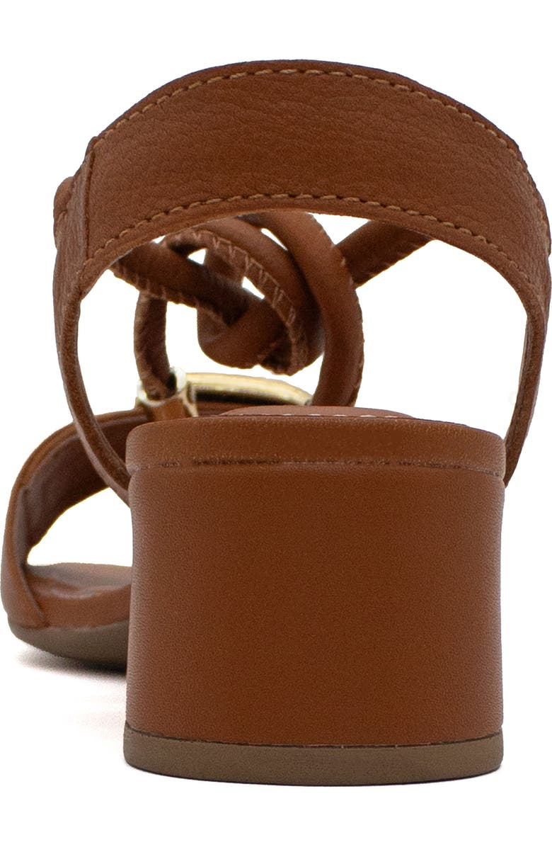 Bottero Ankle Tie Sandal, Alternate, color, Caramelo