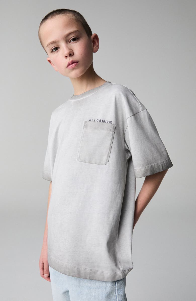 smALLSAINTS by ALLSAINTS Kids' Oversize Logo Pocket T-Shirt, Alternate, color,