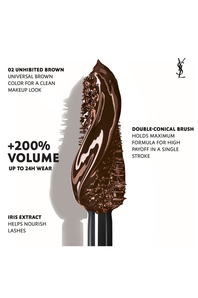 Lash Clash Extreme Volume Mascara, Alternate, color, UNINHIBITED DEEP RICH BROWN