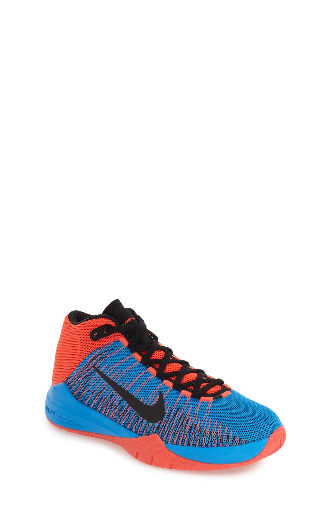 Nike 'Zoom Ascension' High Top Basketball Shoe, Main, color, 