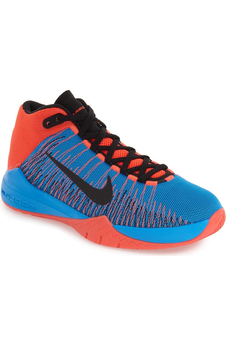 Nike 'Zoom Ascension' High Top Basketball Shoe, Main, color,