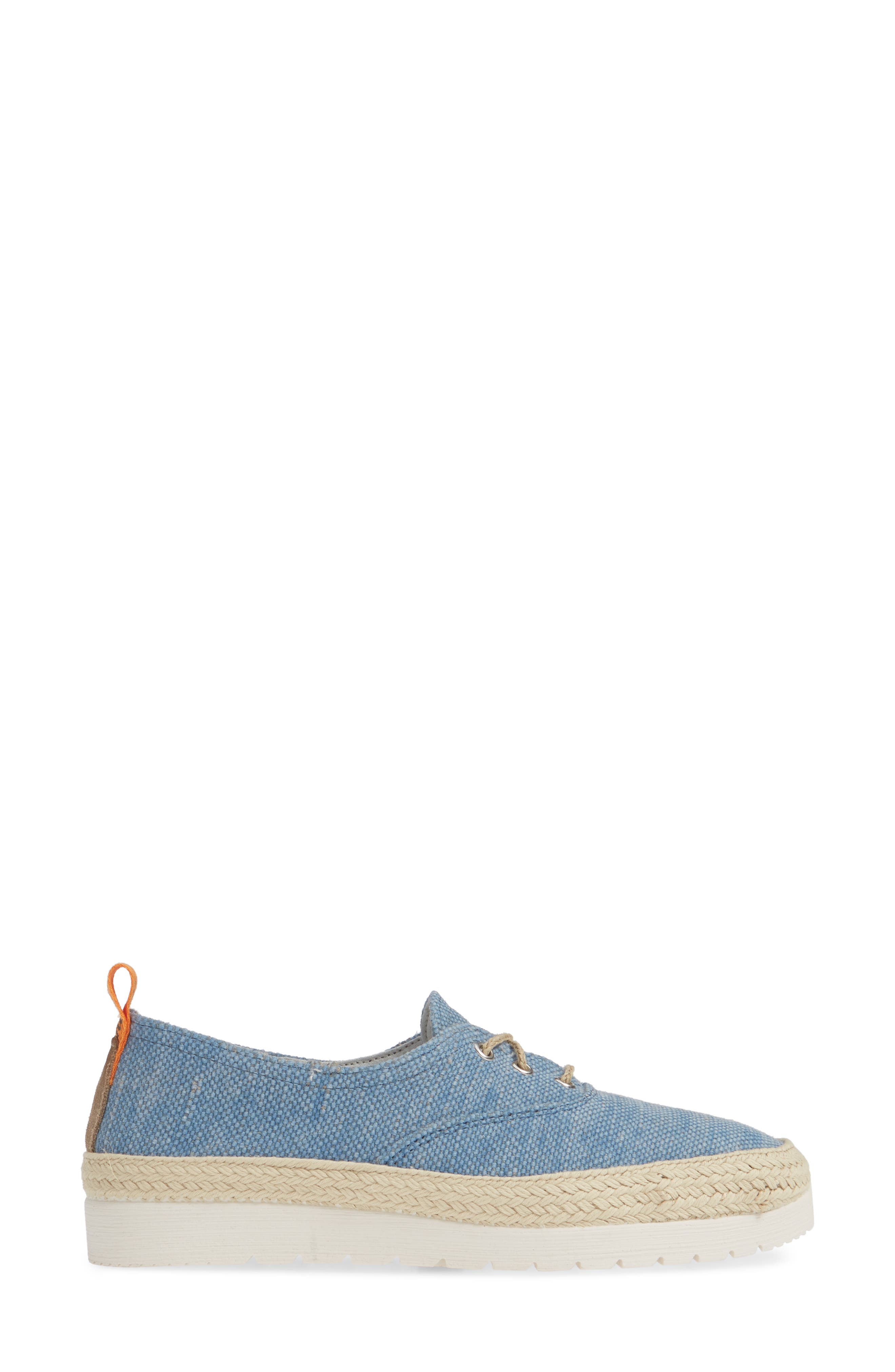 Bego Espadrille Sneaker, Alternate, color, BLUE CANVAS