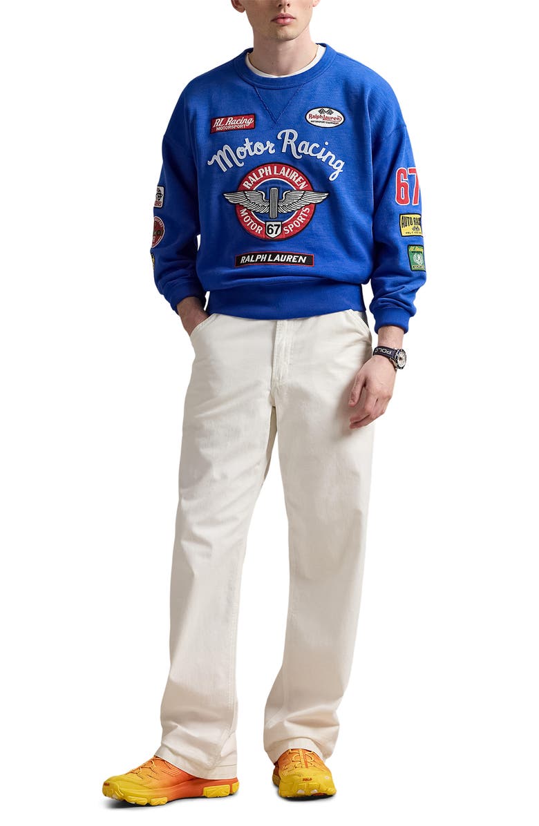 Polo Ralph Lauren Vintage Fit Appliqué Sweatshirt, Alternate, color,