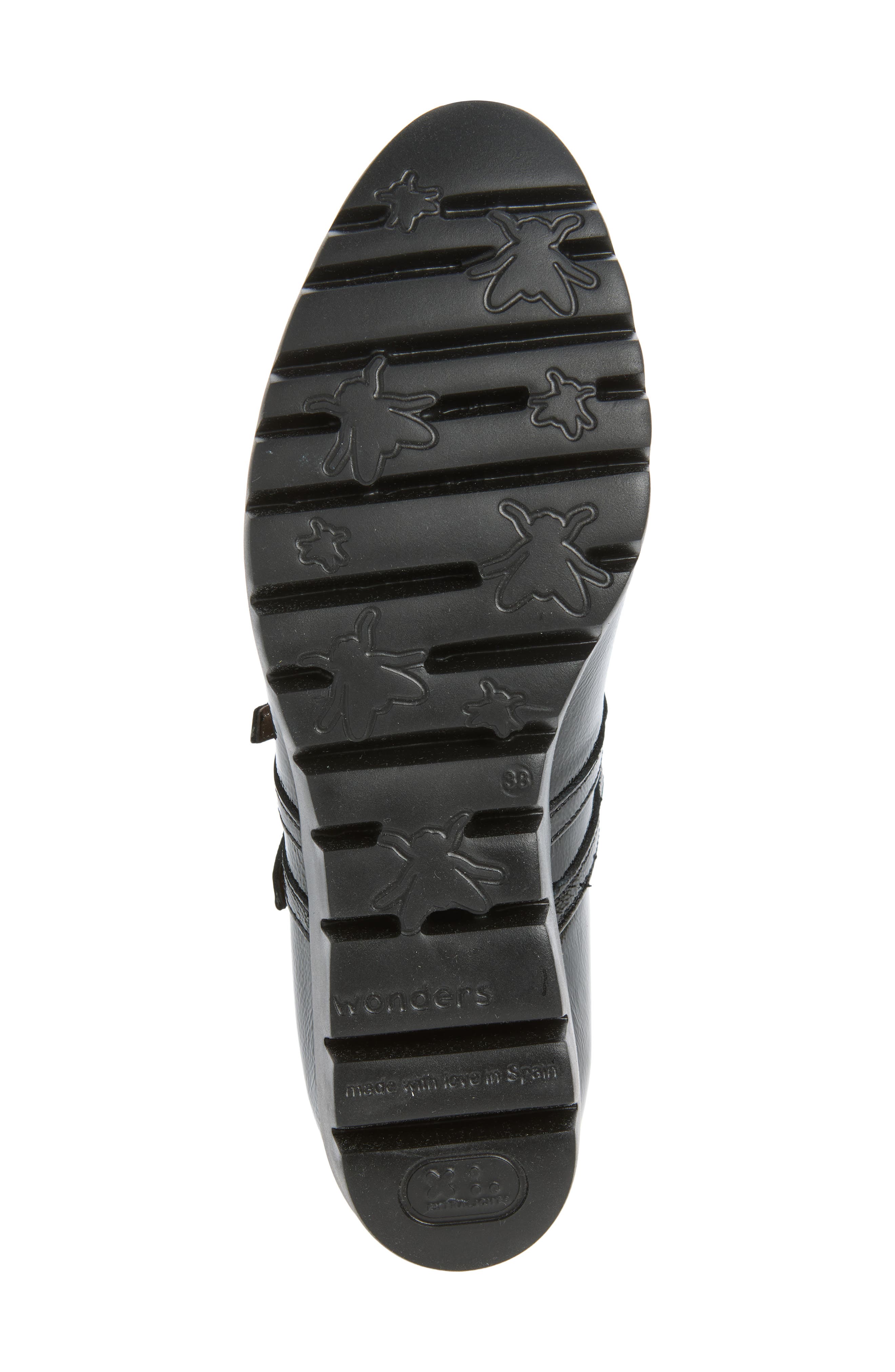 Double Strap Mary Jane Wedge Pump, Alternate, color, BLACK PATENT