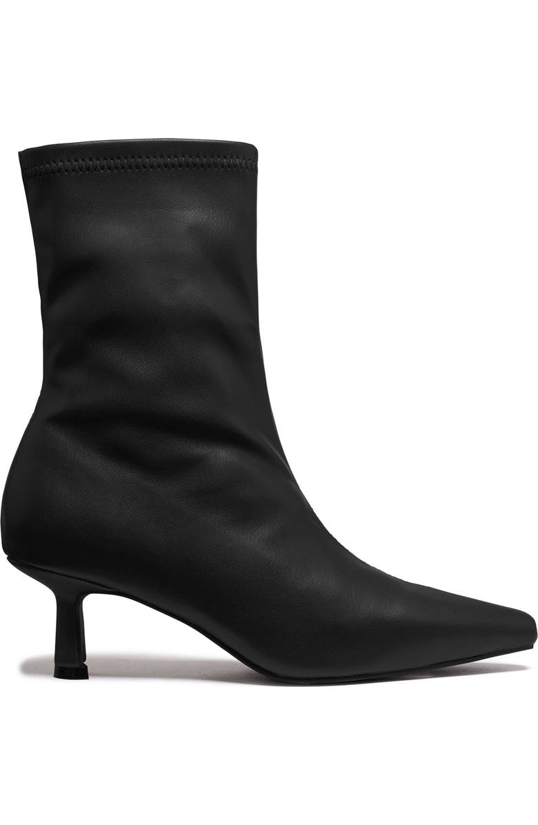 Therapy Australia Keeley Ankle Boot, Alternate, color, Black Stretch Pu