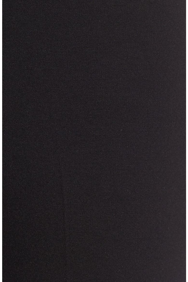 Michelle Stretch Ponte Trousers, Alternate, color, BLACK