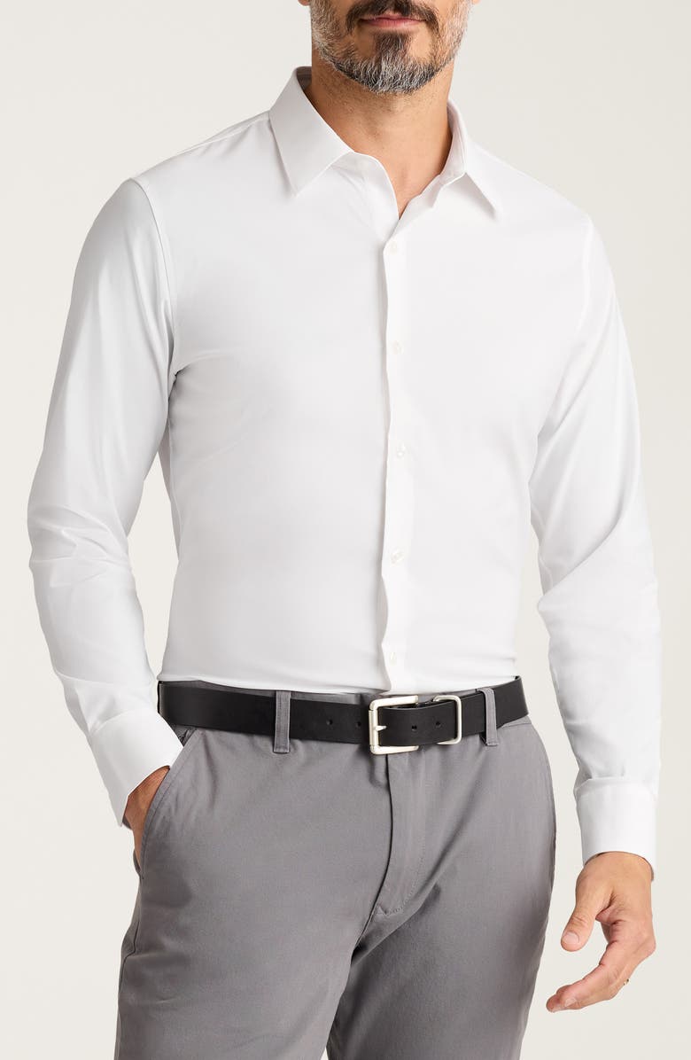 Bonobos Tech Slim Fit Solid Button-Up Shirt, Main, color,