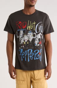Merch Traffic Red Hot Chili Peppers Cotton Graphic T-Shirt