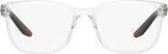 Prada Linea Rossa 55mm Rectangle optical glasses