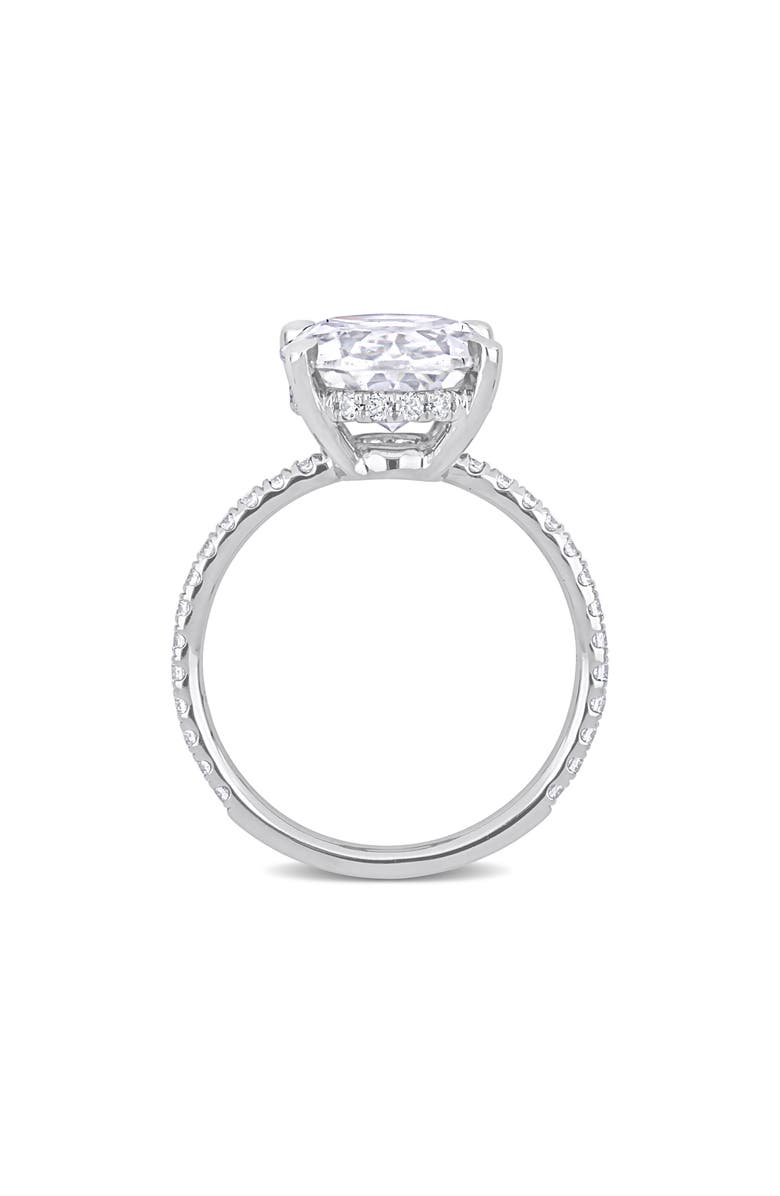 DELMAR Lab Created Moissanite Ring, Alternate, color, White