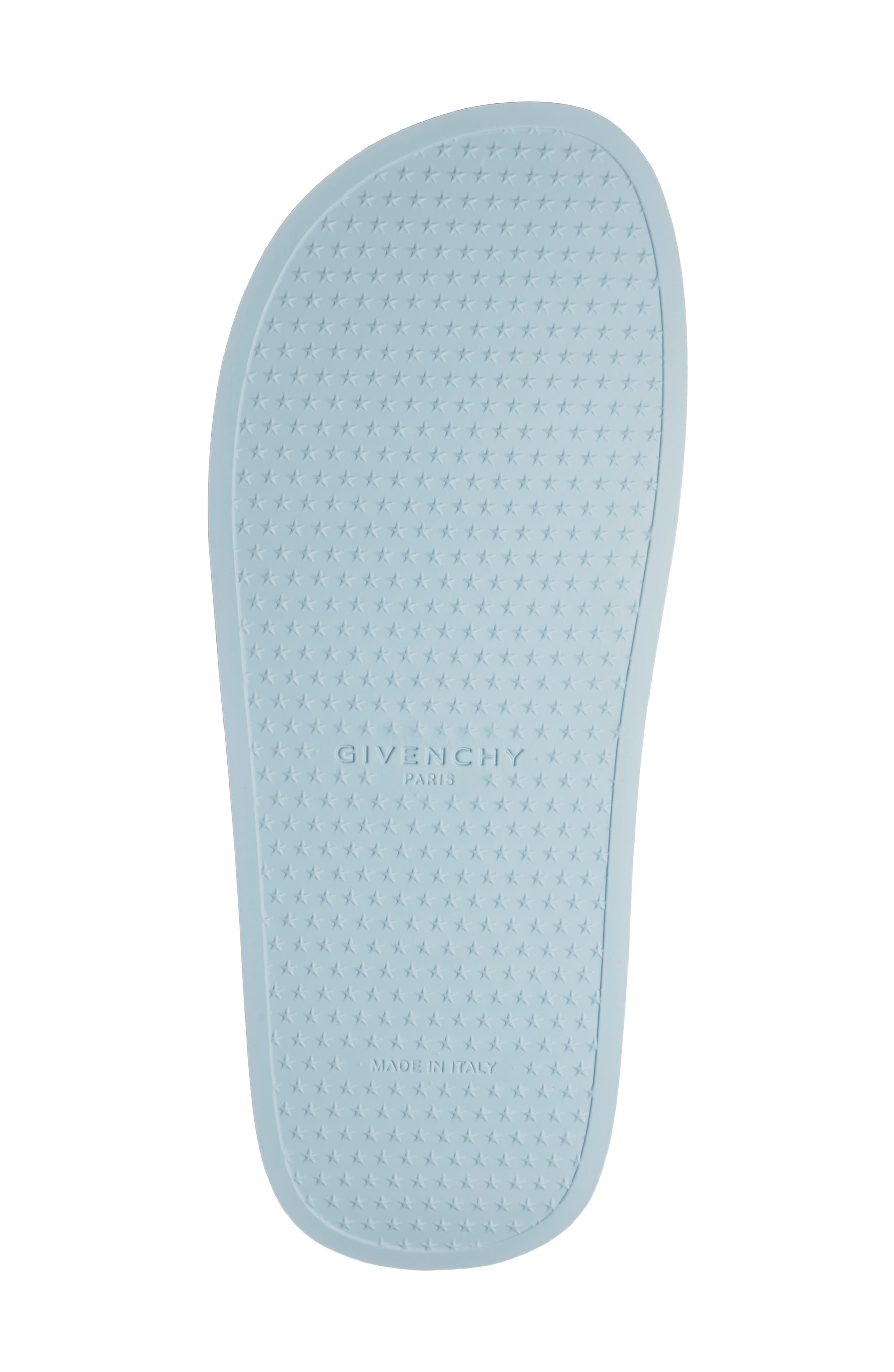 Givenchy Slide Sandal, Alternate, color, Sky Blue
