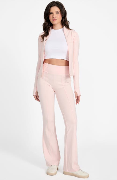 GUESS GUESS MARGO LONG SLEEVE ZIP ACTIVE SWEATSHIRT