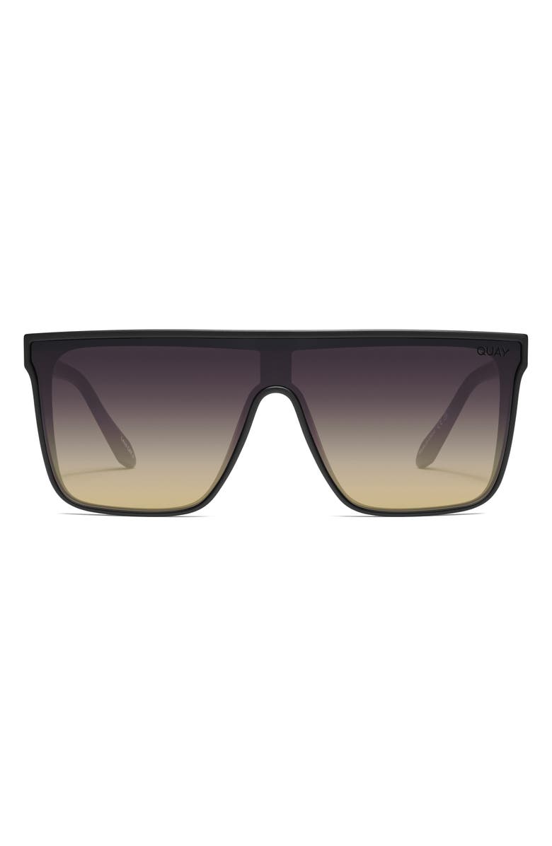QUAY Nightfall 138mm Shield Sunglasses, Main, color,