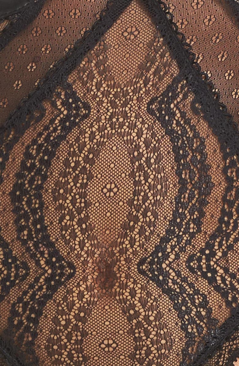 For Love & Lemons Esme Lace Bodysuit, Alternate, color, 