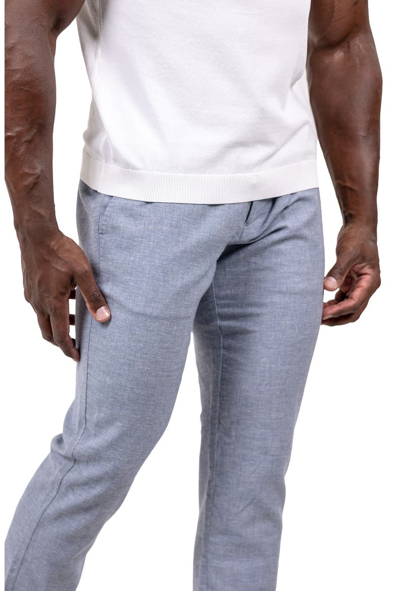Marthyr Tapered Leg Drawstring Pants, Alternate, color, BLUE