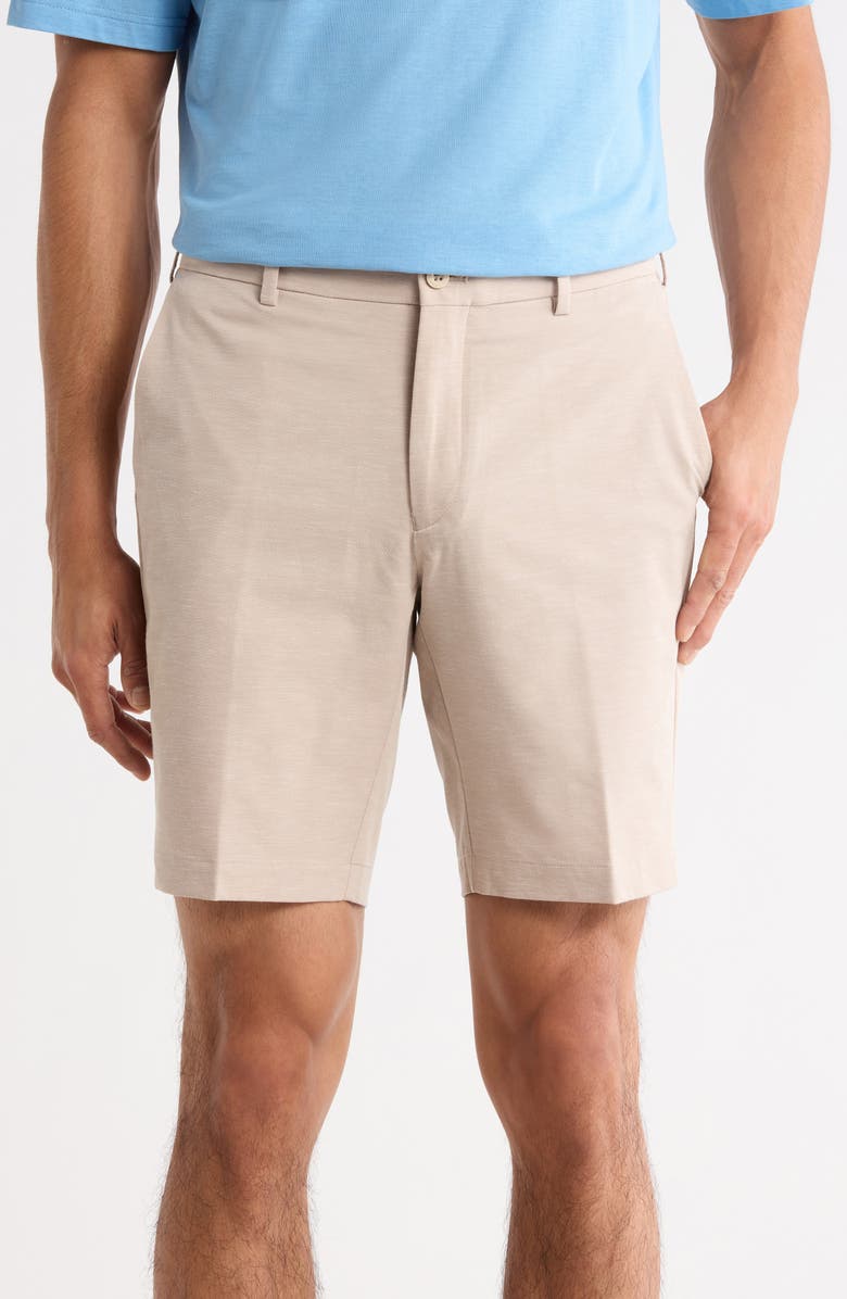 Peter Millar Surge Performance Shorts, Main, color, Khaki