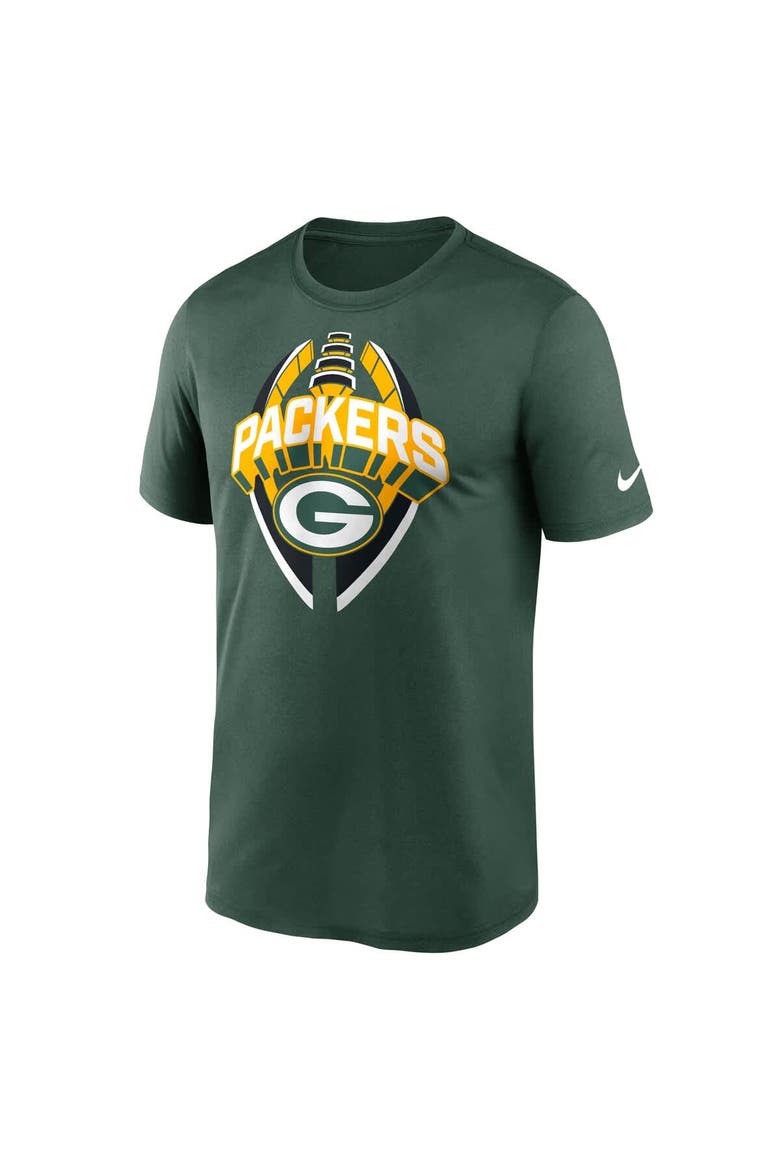 Men's Nike Green Green Bay Packers Legend Icon Performance T-Shirt, Alternate, color, Green