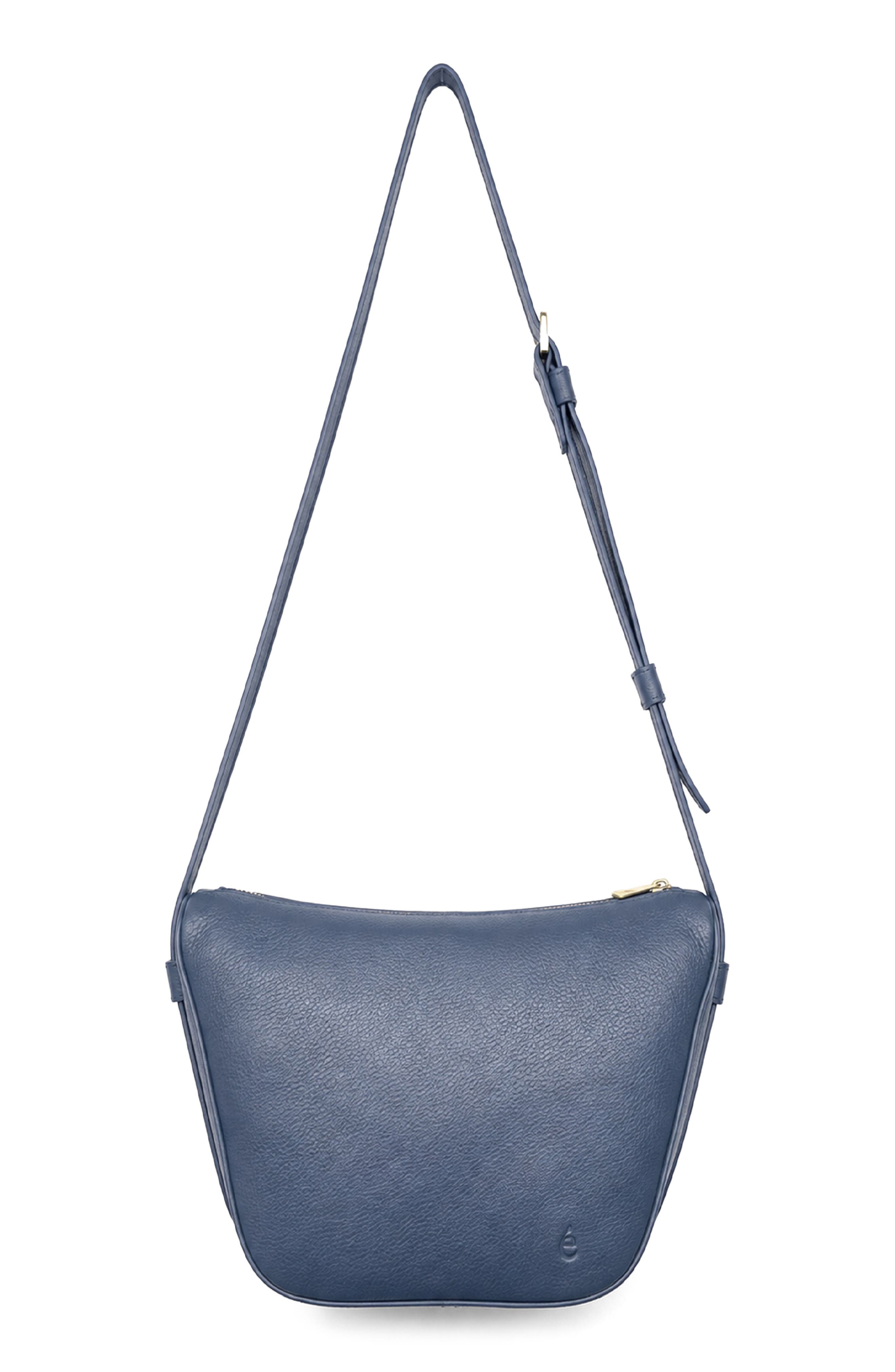 Lotta Leather Crossbody Bag, Alternate, color, MIDNIGHT