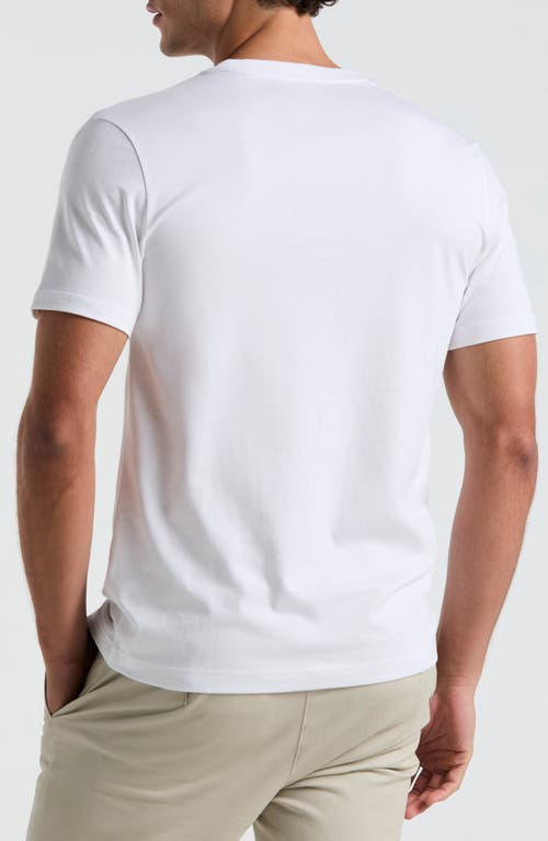 Original Penguin Solid Organic Cotton T-shirt In Bright White