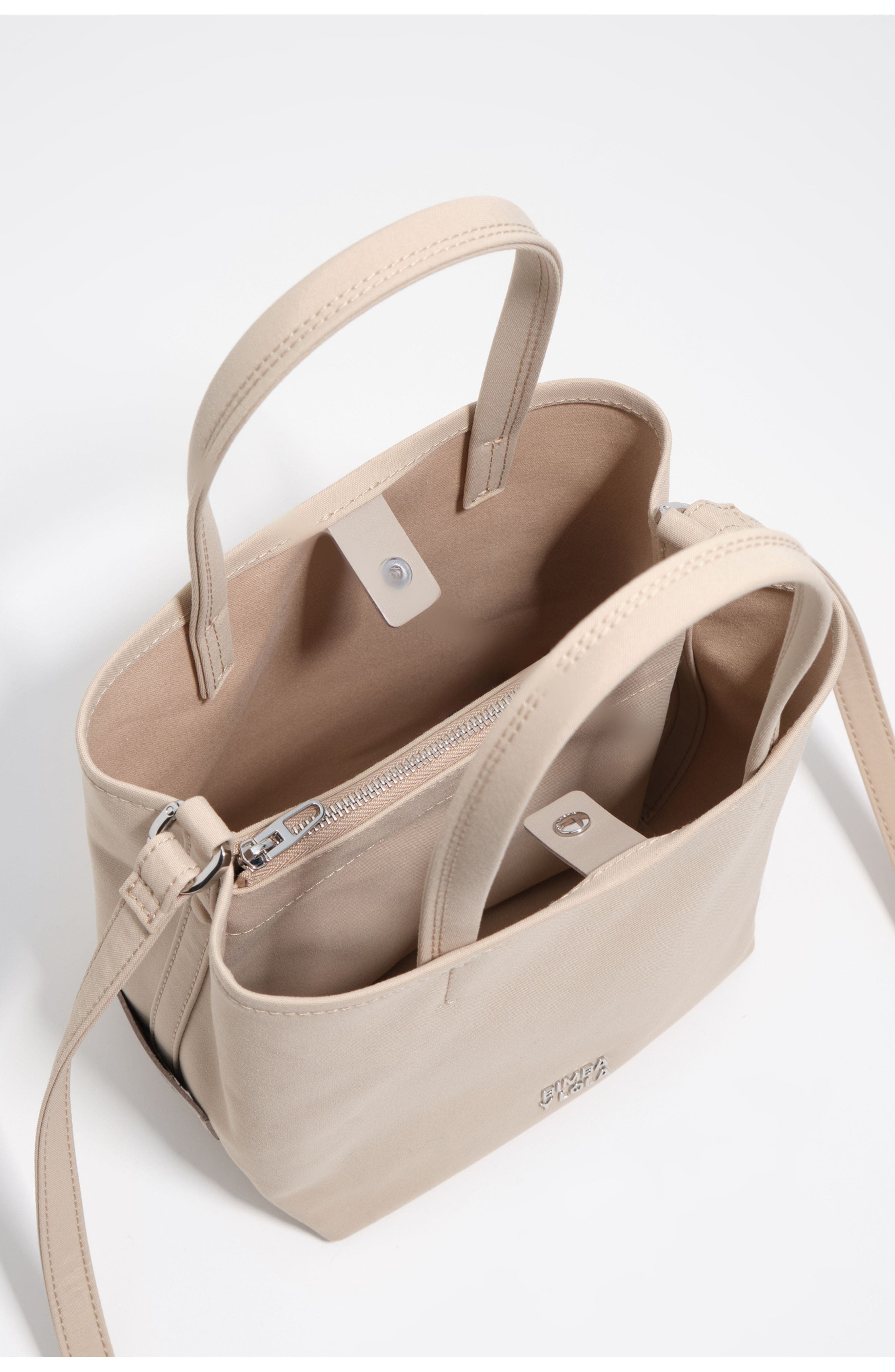 Bimba y Lola Medium Shopper Bag, Alternate, color, Sand