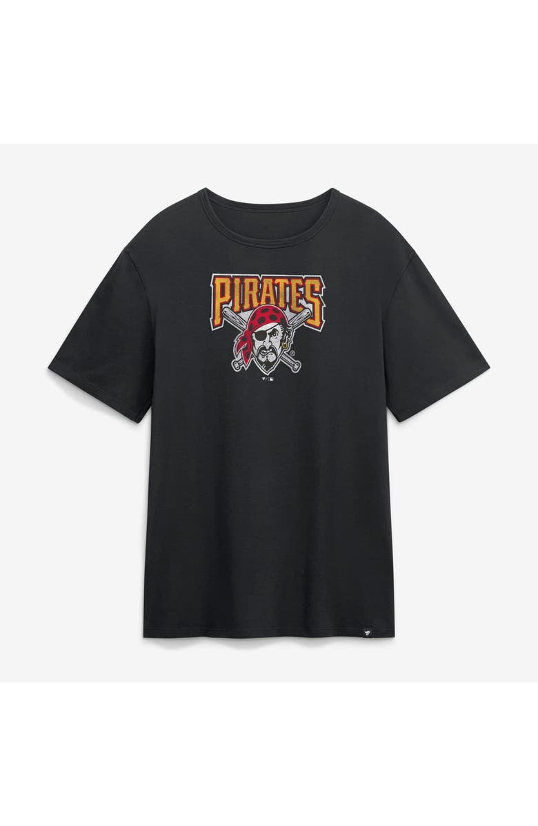 FANATICS Men's Fanatics Black Pittsburgh Pirates Vintage Logo Legacy T-Shirt, Main, color, Black