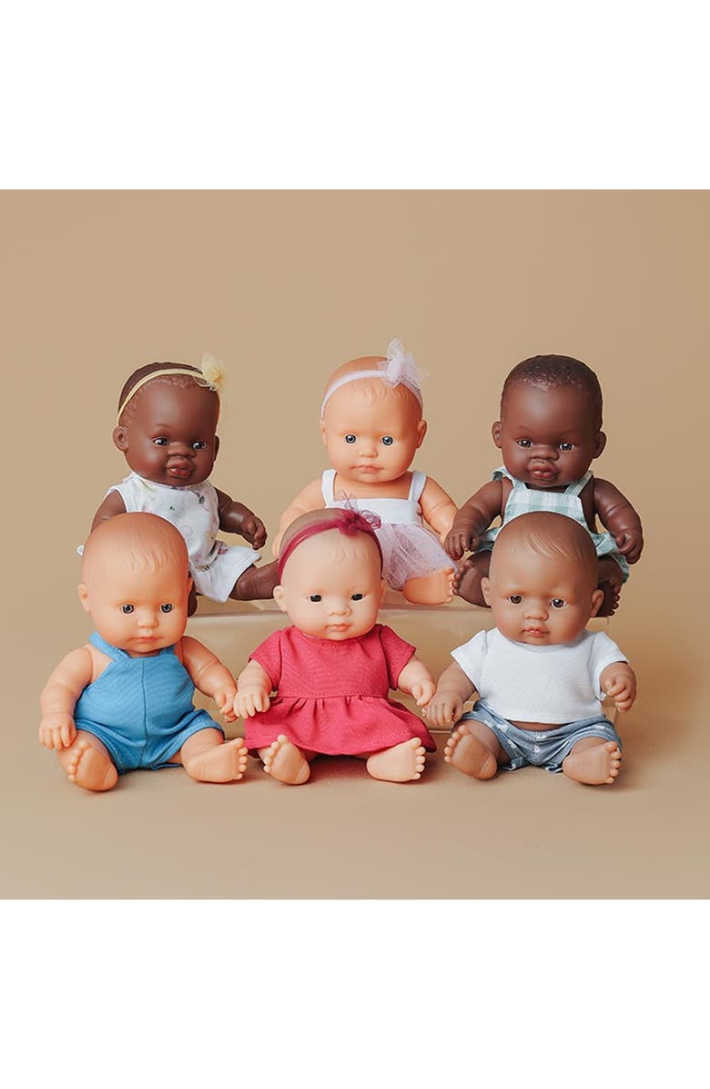 Miniland My friends & Me Collection Baby Boy Doll - 8 1/4'', Alternate, color, Medium Skin